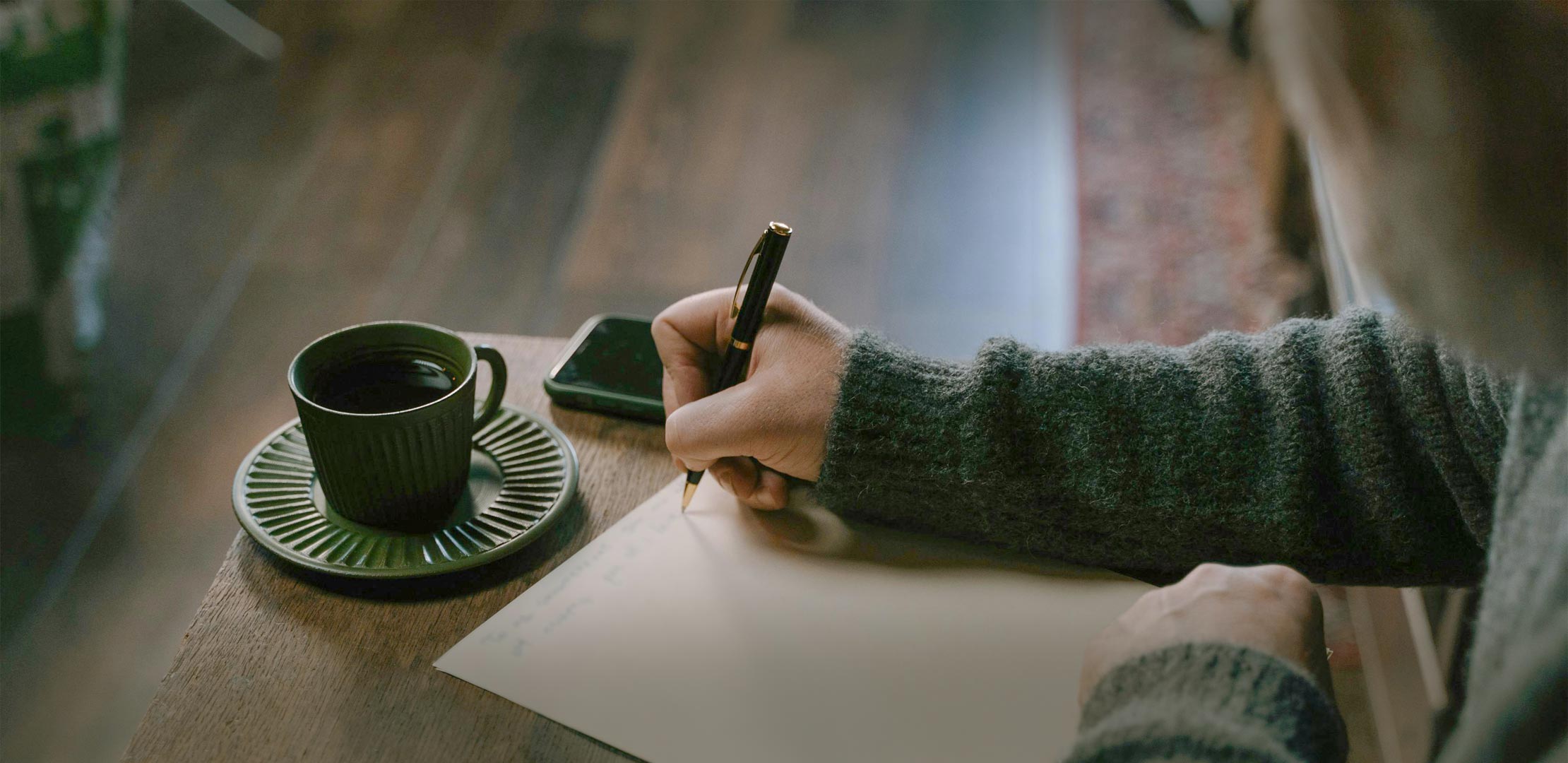 Person med uhelbredelig kreft skriver avskjedsbrev